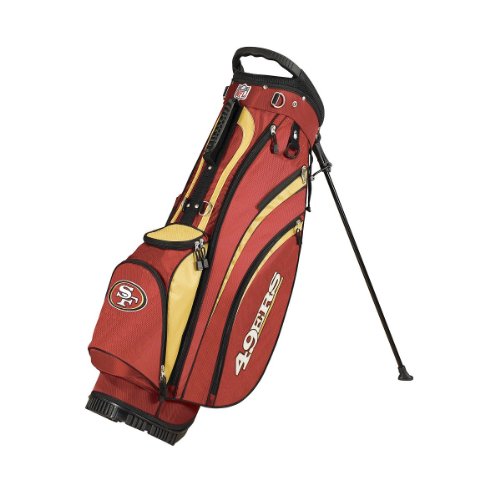 Wilson Golf NFL Carry Stand Bag — team-branded 5-way top stand bag available in NFL team colors