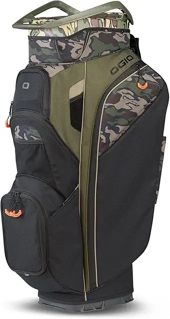 OGIO Silencer Cart Bag in updated colorway — same patented Silencer Technology and 15-way molded top in seasonal styling