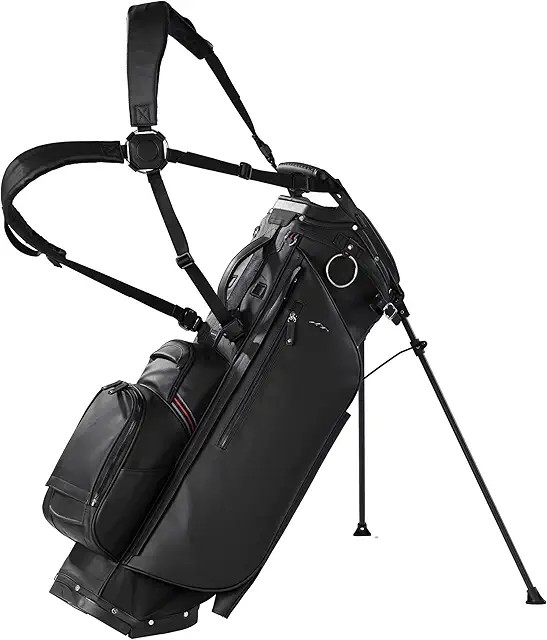 Sun Mountain Men's Matchplay lightweight stand bag with 14-way top — premium walking stand bag, X-Fit dual strap, refined design, 9 pockets